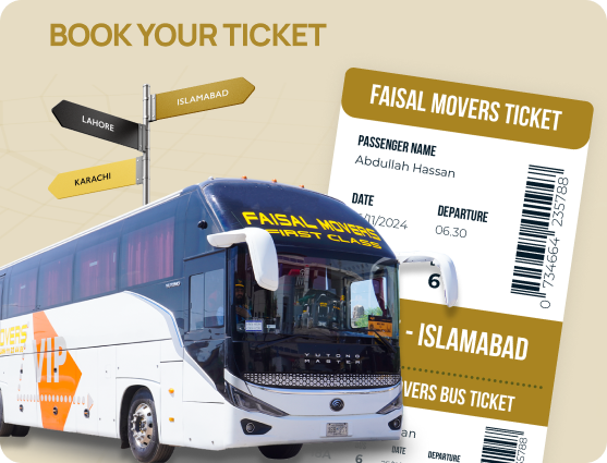 How to Book your ticket online with Faisal Movers